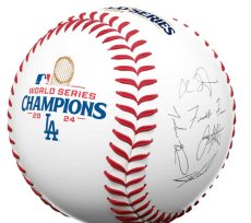 画像1: LOS ANGELES DOGERS 2025 championship ball  Replica Baseballプリントサイン入り (1)